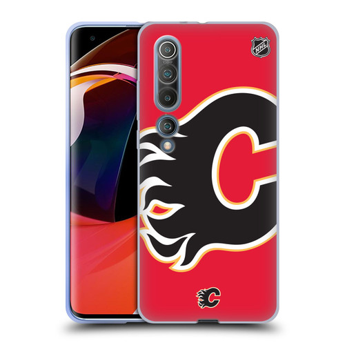 NHL Calgary Flames Oversized Soft Gel Case for Xiaomi Mi 10 5G / Mi 10 Pro 5G