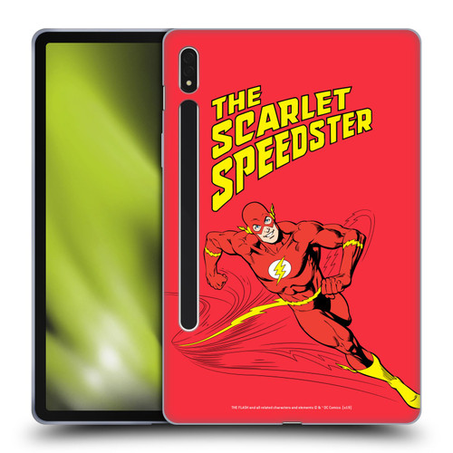 The Flash DC Comics Vintage Scarlet Speedster Soft Gel Case for Samsung Galaxy Tab S8