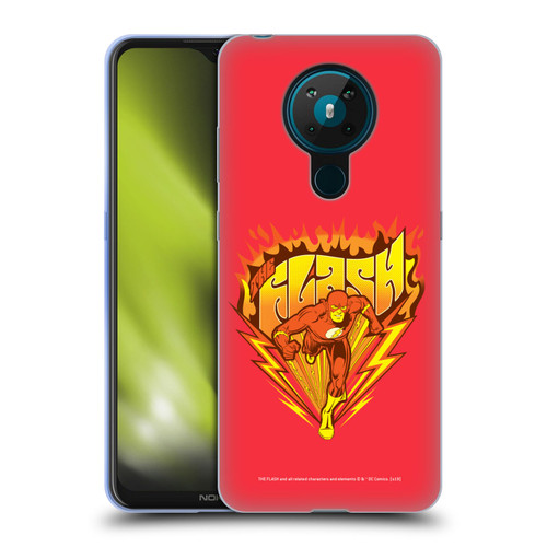 The Flash DC Comics Vintage Fastest Man Soft Gel Case for Nokia 5.3