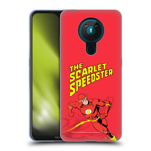 The Flash DC Comics Vintage Scarlet Speedster Soft Gel Case for Nokia 5.3