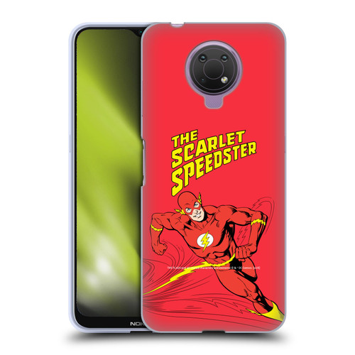 The Flash DC Comics Vintage Scarlet Speedster Soft Gel Case for Nokia G10