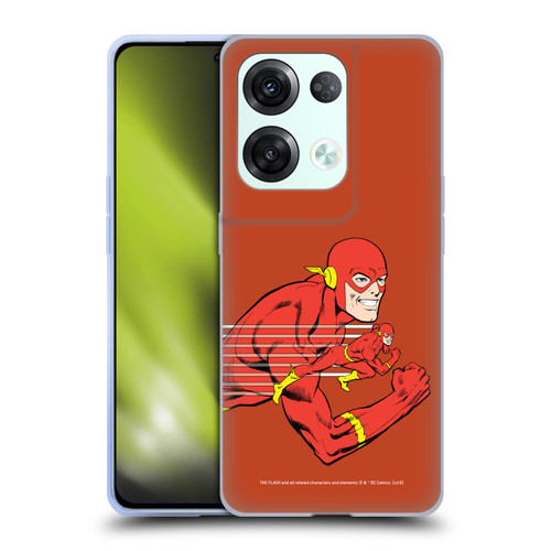 The Flash DC Comics Vintage Double Soft Gel Case for OPPO Reno8 Pro