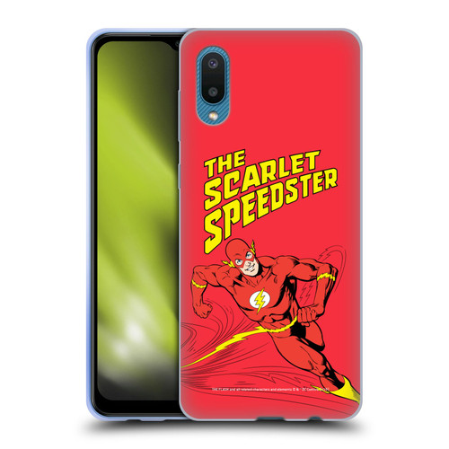 The Flash DC Comics Vintage Scarlet Speedster Soft Gel Case for Samsung Galaxy A02/M02 (2021)