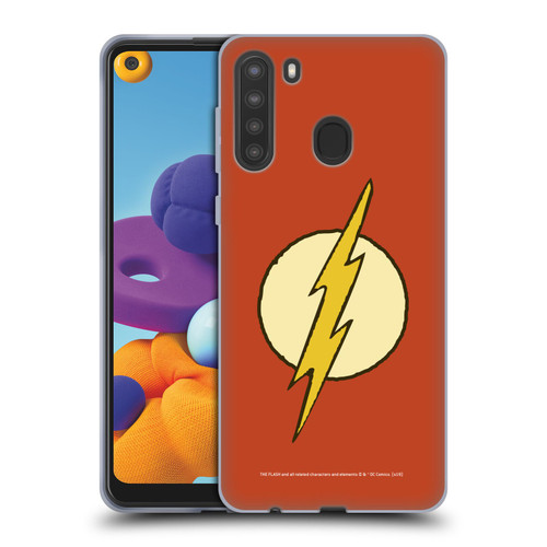 The Flash DC Comics Vintage Logo Soft Gel Case for Samsung Galaxy A21 (2020)