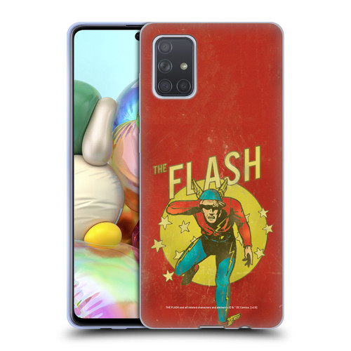 The Flash DC Comics Vintage Jay Garrick Soft Gel Case for Samsung Galaxy A71 (2019)