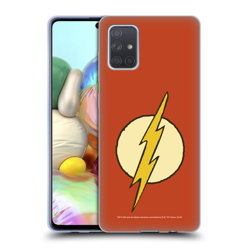 The Flash DC Comics Vintage Logo Soft Gel Case for Samsung Galaxy A71 (2019)