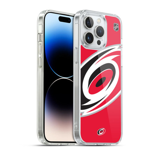 NHL Carolina Hurricanes Oversized Soft Gel Case for Apple iPhone 14 Pro Max