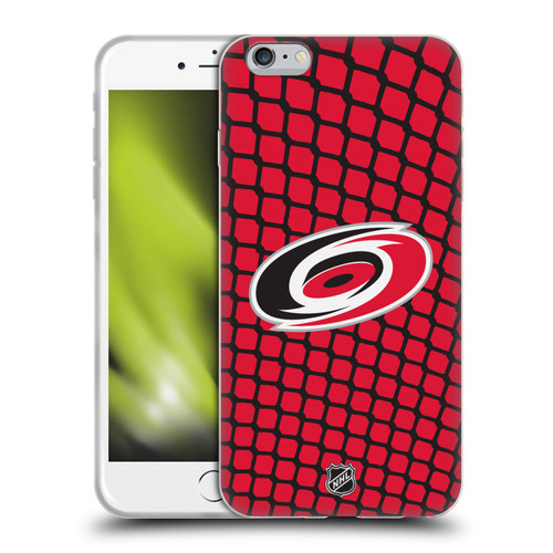 NHL Carolina Hurricanes Net Pattern Soft Gel Case for Apple iPhone 6 Plus / iPhone 6s Plus