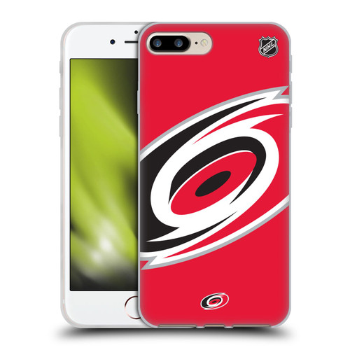 NHL Carolina Hurricanes Oversized Soft Gel Case for Apple iPhone 7 Plus / iPhone 8 Plus