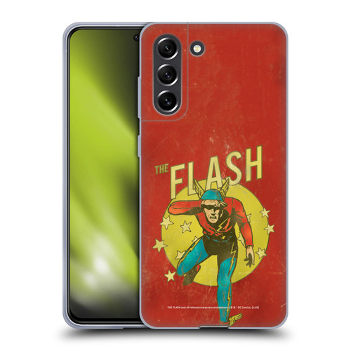 The Flash DC Comics Vintage Jay Garrick Soft Gel Case for Samsung Galaxy S21 FE 5G