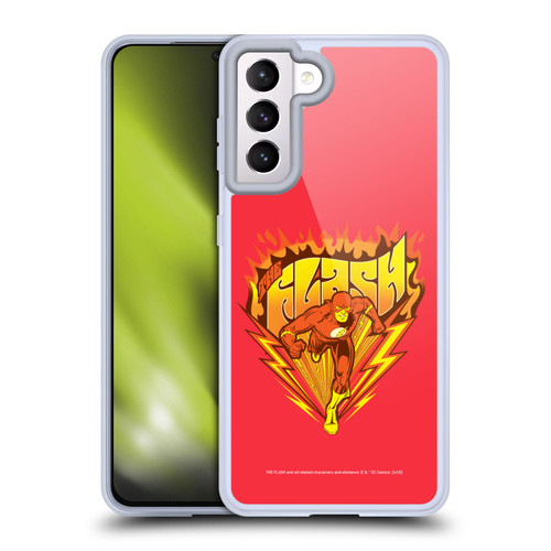 The Flash DC Comics Vintage Fastest Man Soft Gel Case for Samsung Galaxy S21 5G