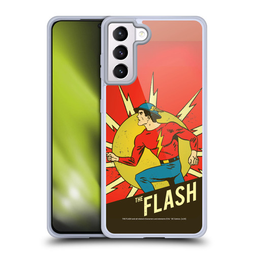 The Flash DC Comics Vintage Jay Garrick 2 Soft Gel Case for Samsung Galaxy S21+ 5G