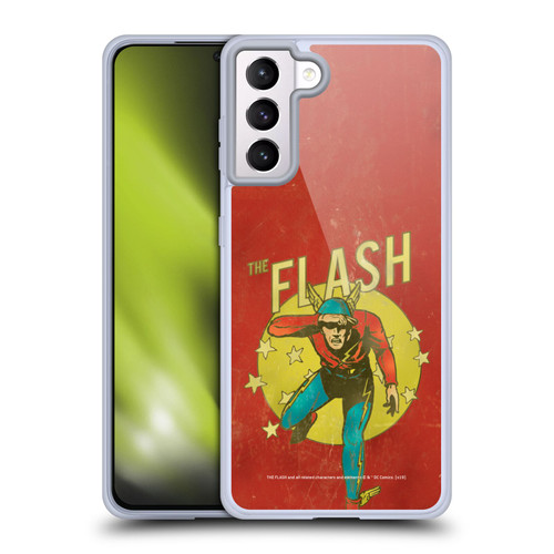 The Flash DC Comics Vintage Jay Garrick Soft Gel Case for Samsung Galaxy S21+ 5G