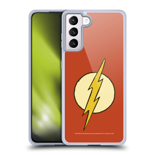 The Flash DC Comics Vintage Logo Soft Gel Case for Samsung Galaxy S21+ 5G