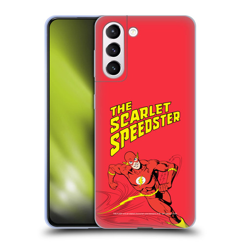 The Flash DC Comics Vintage Scarlet Speedster Soft Gel Case for Samsung Galaxy S21+ 5G
