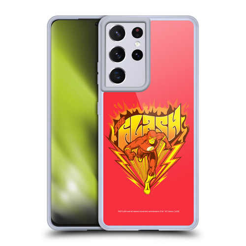 The Flash DC Comics Vintage Fastest Man Soft Gel Case for Samsung Galaxy S21 Ultra 5G