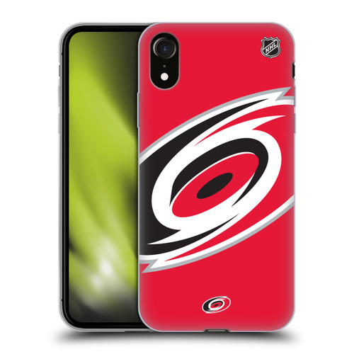 NHL Carolina Hurricanes Oversized Soft Gel Case for Apple iPhone XR