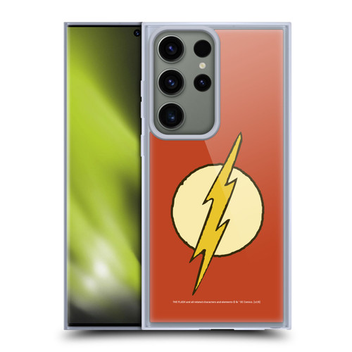 The Flash DC Comics Vintage Logo Soft Gel Case for Samsung Galaxy S23 Ultra 5G