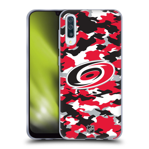 NHL Carolina Hurricanes Camouflage Soft Gel Case for Samsung Galaxy A50/A30s (2019)