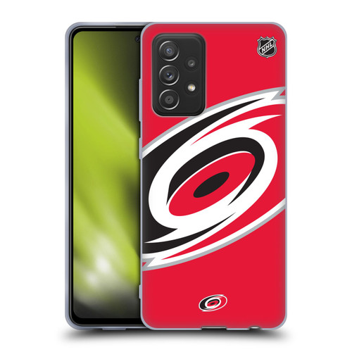 NHL Carolina Hurricanes Oversized Soft Gel Case for Samsung Galaxy A52 / A52s / 5G (2021)