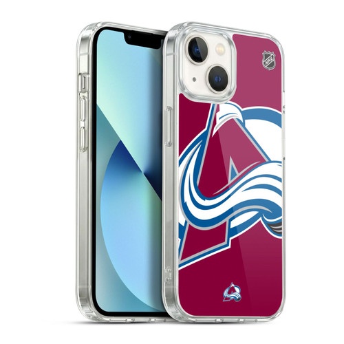 NHL Colorado Avalanche Oversized Soft Gel Case for Apple iPhone 13