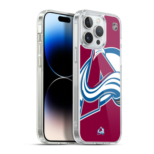NHL Colorado Avalanche Oversized Soft Gel Case for Apple iPhone 13 Pro Max & MagSafe