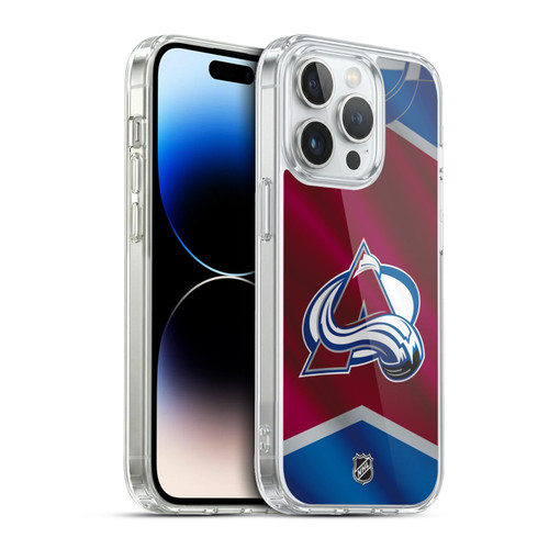 NHL Colorado Avalanche Jersey Soft Gel Case for Apple iPhone 13 Pro & MagSafe