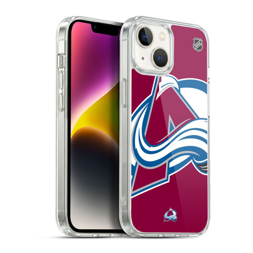 NHL Colorado Avalanche Oversized Soft Gel Case for Apple iPhone 14