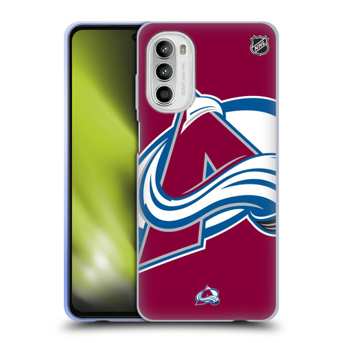 NHL Colorado Avalanche Oversized Soft Gel Case for Motorola Moto G52