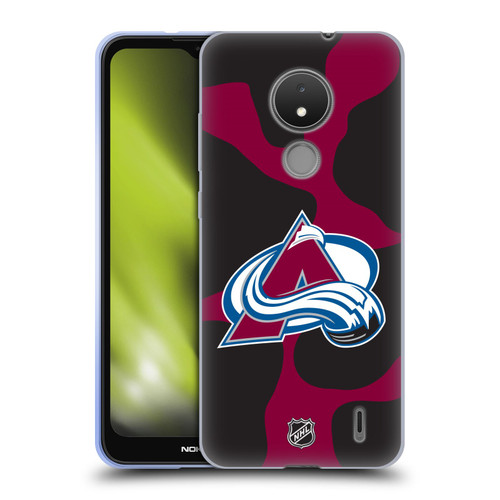 NHL Colorado Avalanche Cow Pattern Soft Gel Case for Nokia C21