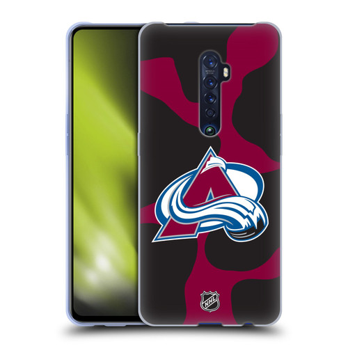 NHL Colorado Avalanche Cow Pattern Soft Gel Case for OPPO Reno 2