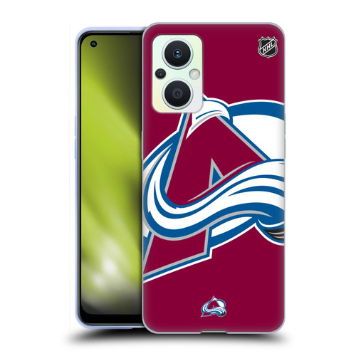 NHL Colorado Avalanche Oversized Soft Gel Case for OPPO Reno8 Lite