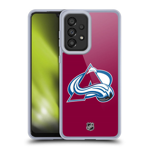 NHL Colorado Avalanche Plain Soft Gel Case for Samsung Galaxy A33 5G (2022)