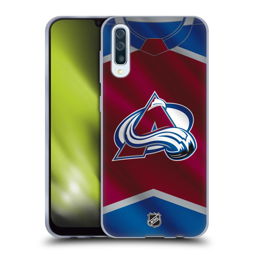 NHL Colorado Avalanche Jersey Soft Gel Case for Samsung Galaxy A50/A30s (2019)