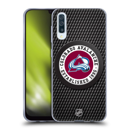 NHL Colorado Avalanche Puck Texture Soft Gel Case for Samsung Galaxy A50/A30s (2019)
