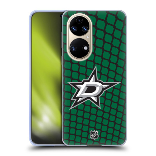 NHL Dallas Stars Net Pattern Soft Gel Case for Huawei P50