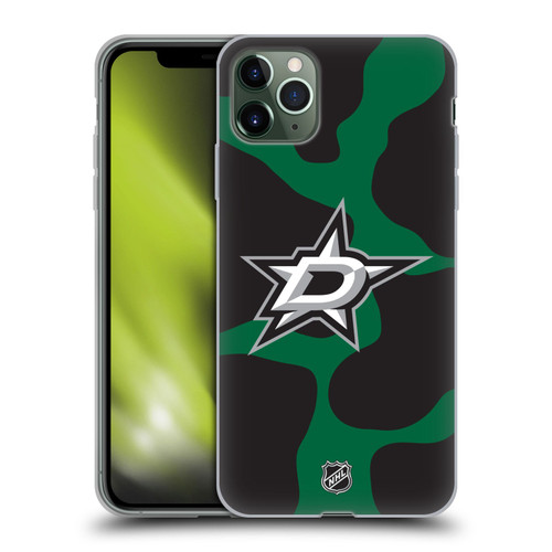 NHL Dallas Stars Cow Pattern Soft Gel Case for Apple iPhone 11 Pro Max