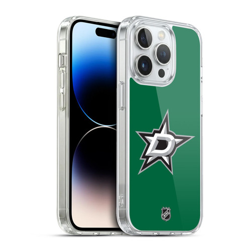 NHL Dallas Stars Plain Soft Gel Case for Apple iPhone 13 Pro