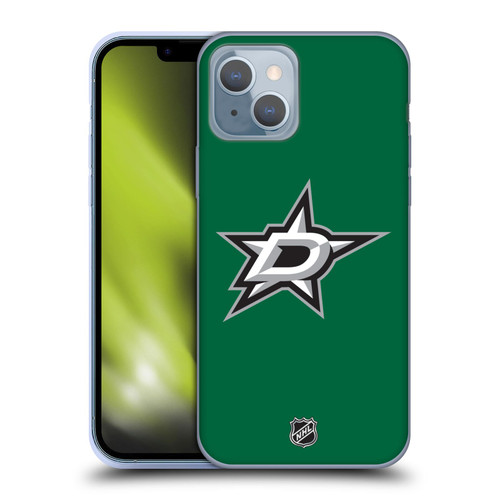 NHL Dallas Stars Plain Soft Gel Case for Apple iPhone 14
