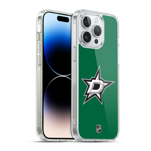 NHL Dallas Stars Plain Soft Gel Case for Apple iPhone 14 Pro Max