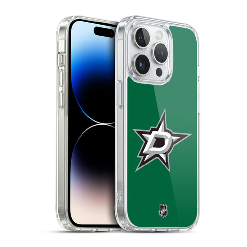 NHL Dallas Stars Plain Soft Gel Case for Apple iPhone 14 Pro