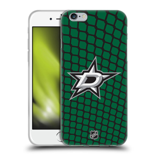 NHL Dallas Stars Net Pattern Soft Gel Case for Apple iPhone 6 / iPhone 6s