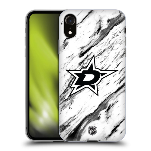 NHL Dallas Stars Marble Soft Gel Case for Apple iPhone XR