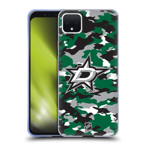 NHL Dallas Stars Camouflage Soft Gel Case for Google Pixel 4 XL