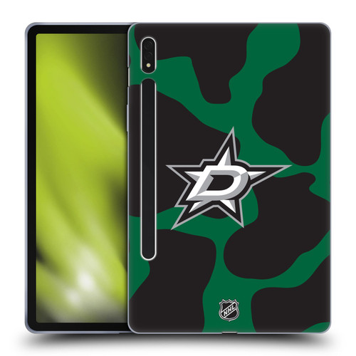 NHL Dallas Stars Cow Pattern Soft Gel Case for Samsung Galaxy Tab S8