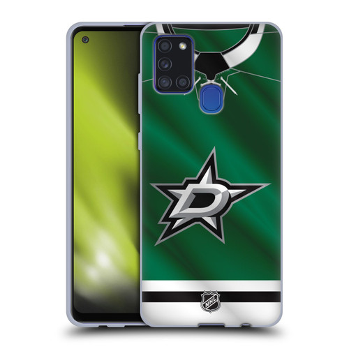 NHL Dallas Stars Jersey Soft Gel Case for Samsung Galaxy A21s (2020)