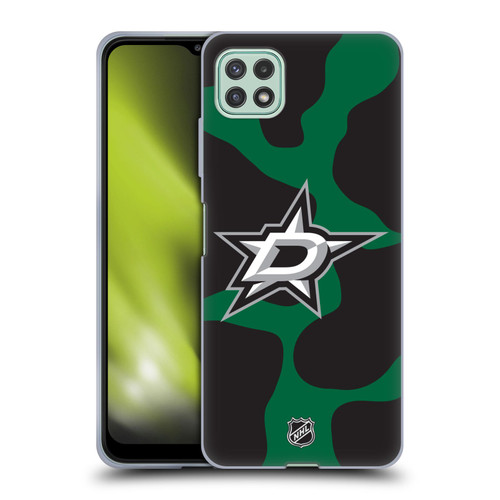 NHL Dallas Stars Cow Pattern Soft Gel Case for Samsung Galaxy A22 5G / F42 5G (2021)