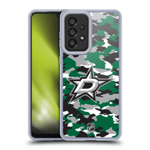 NHL Dallas Stars Camouflage Soft Gel Case for Samsung Galaxy A33 5G (2022)