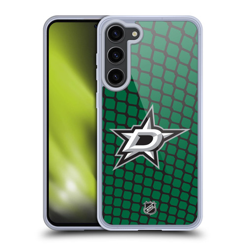 NHL Dallas Stars Net Pattern Soft Gel Case for Samsung Galaxy S23+ 5G