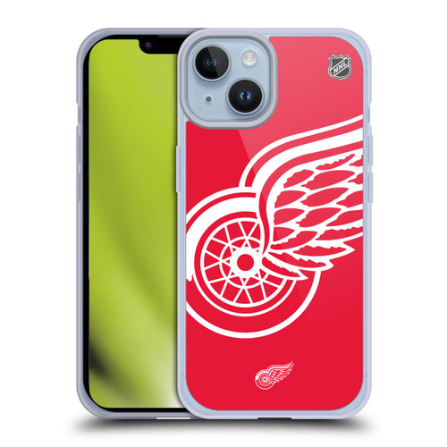 NHL Detroit Red Wings Oversized Soft Gel Case for Apple iPhone 14 NHL Detroit Red Wings Oversized Soft Gel Case for Apple iPhone 14